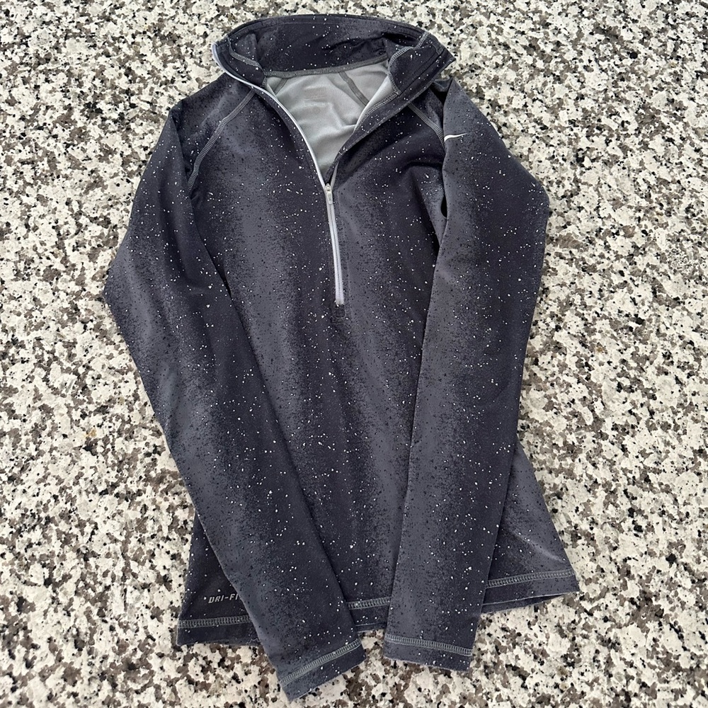 Nike Pro 1/2 zip running top. XS